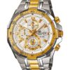 Edifice Silver Gold White Metal Watch