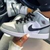 jordan retro 1 high LIGHT SMOKE GREY for her
