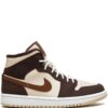 Jordan 1 Mid Brown Basalt Oatmeal Mocha