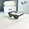 Rayban black green 2140