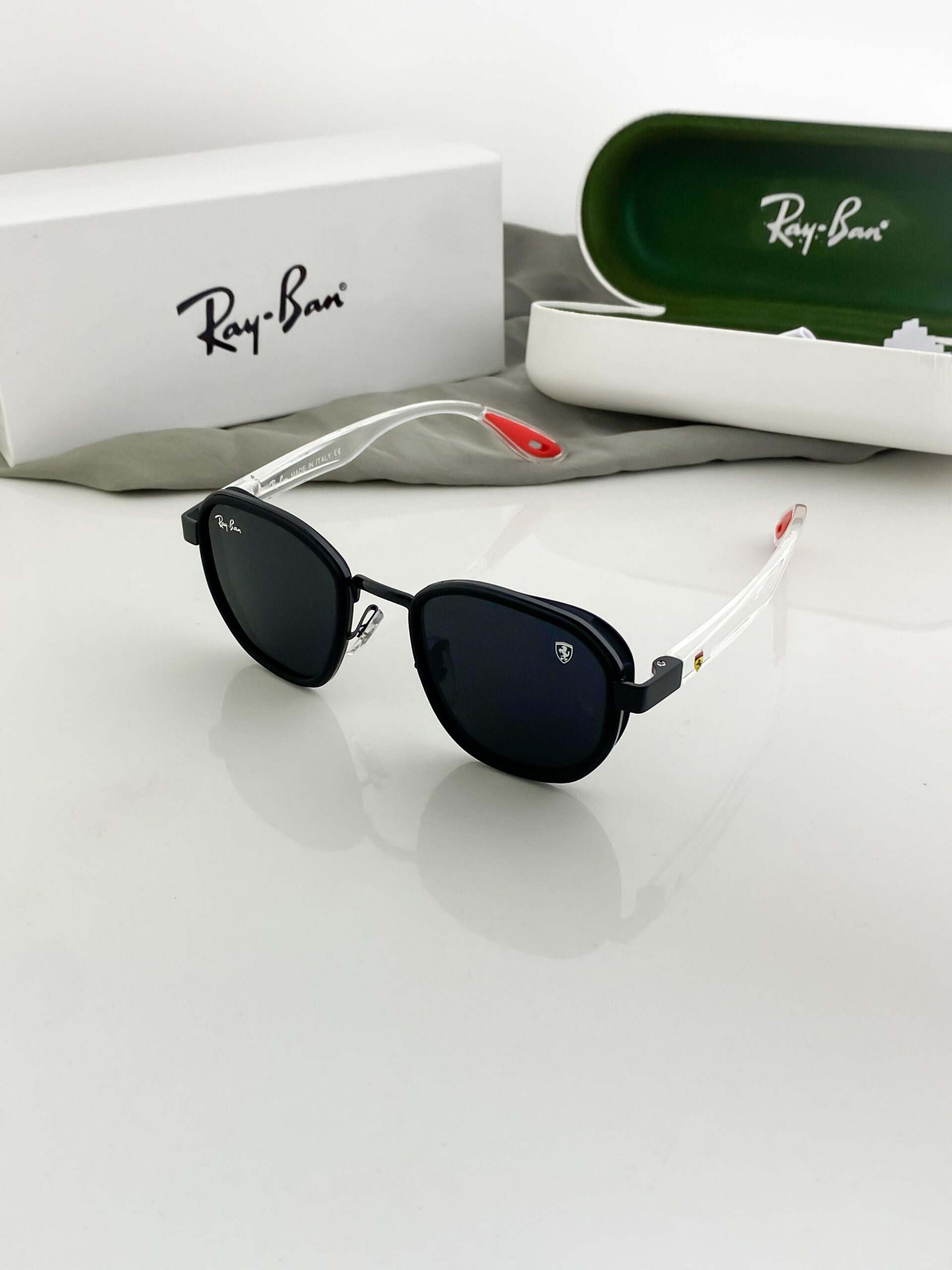 Rayban ice black 3674