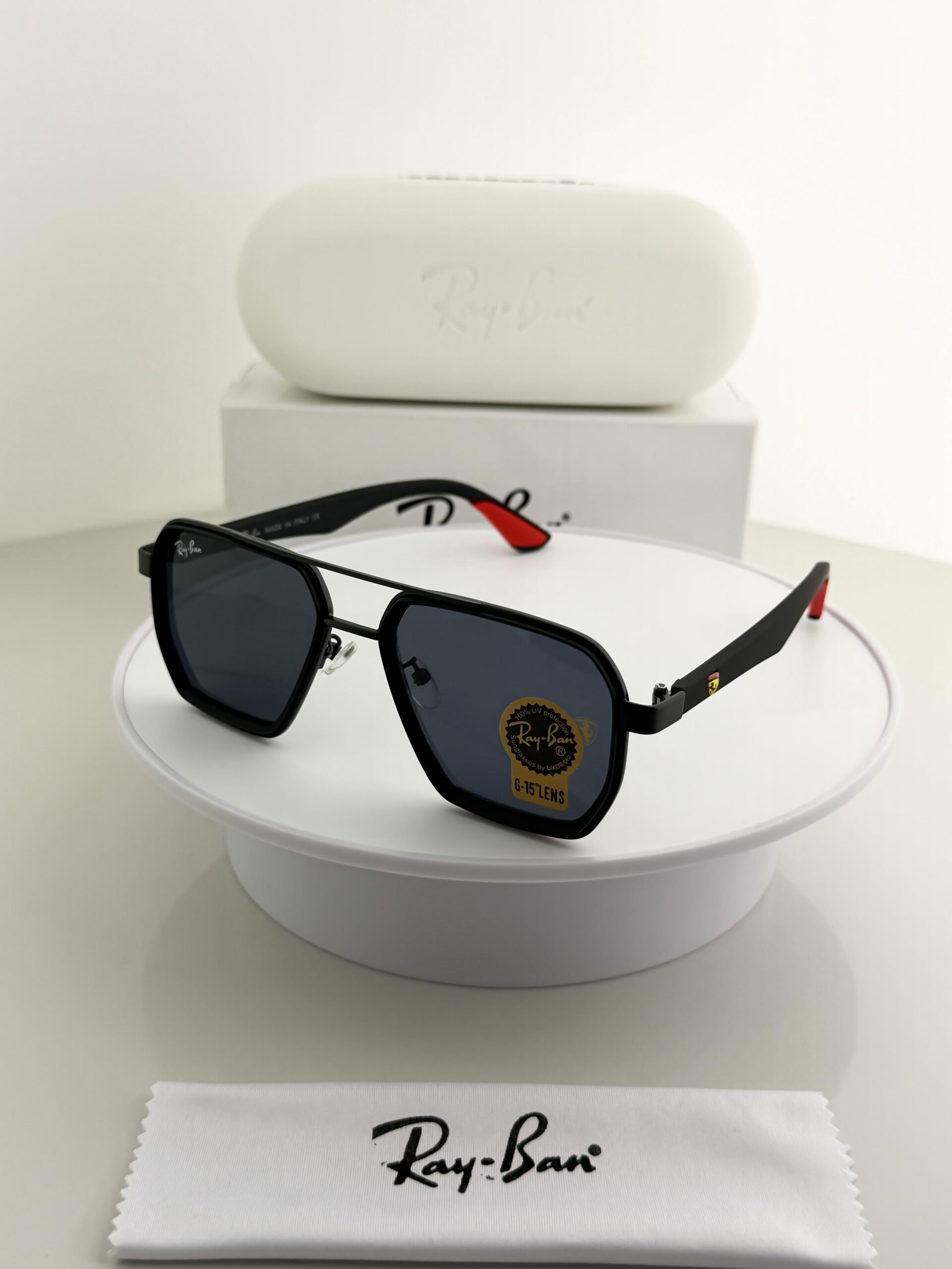 RAYBAN CHARCOAL BLACK 10