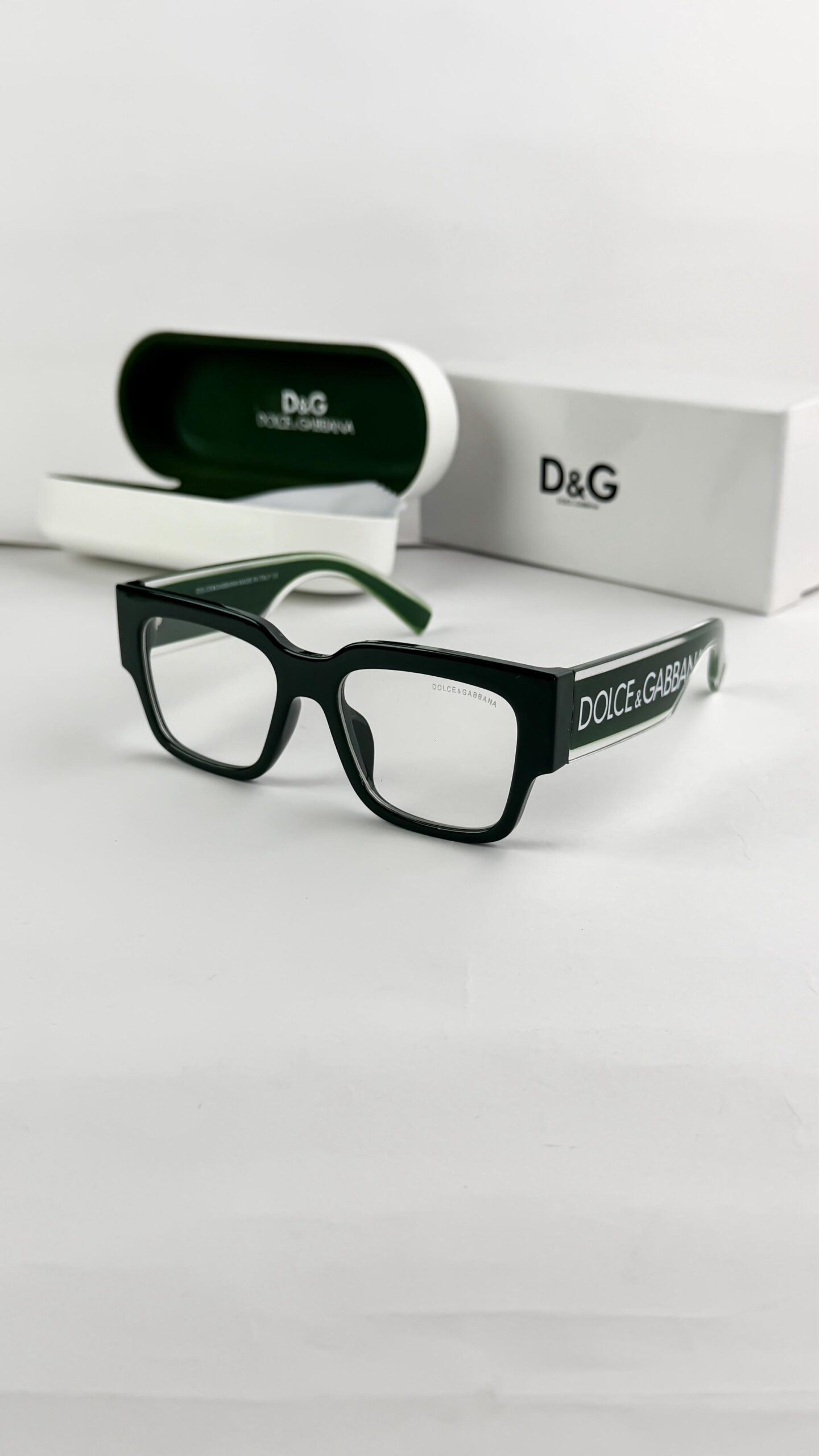 Dolc_e& Gabbana 6184 green plano