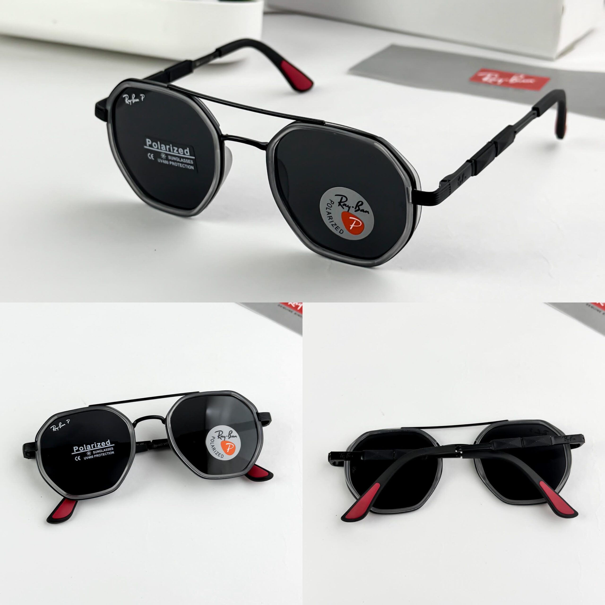 RAYBAN GREY BLACK 4962