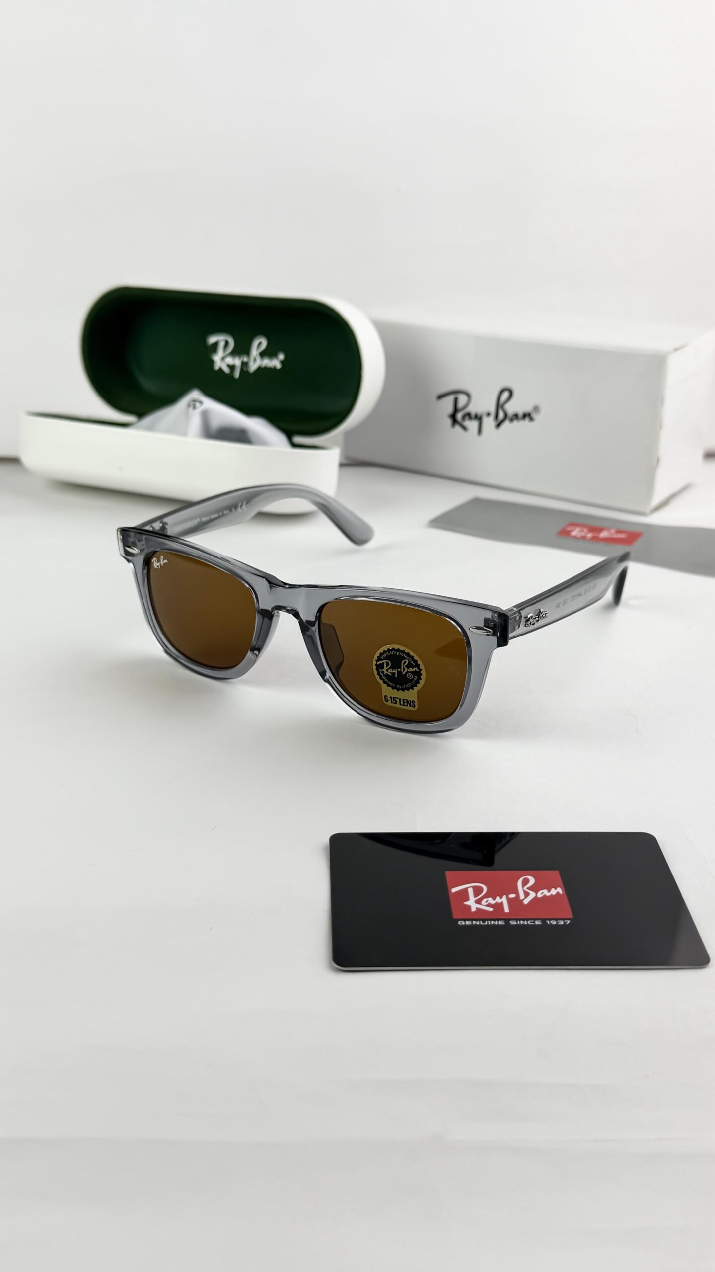 Rayban_grey brown 2140